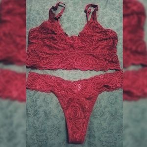Bralette and matching thong